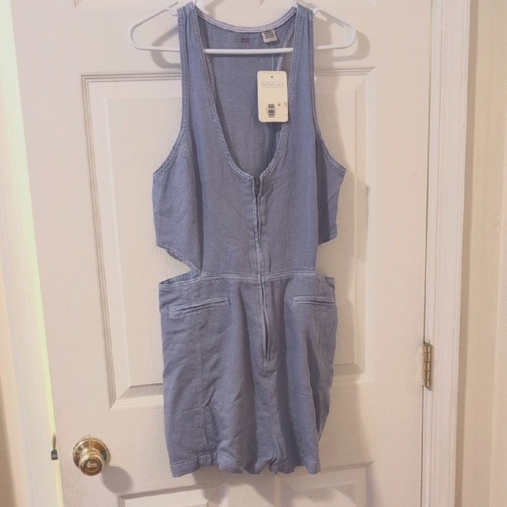 Levi's Rydon Cutout Romper (Purple) - Picture 3 of 4